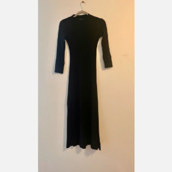 Theory Crew Neck Long Dress Size P - Picture 4 of 5